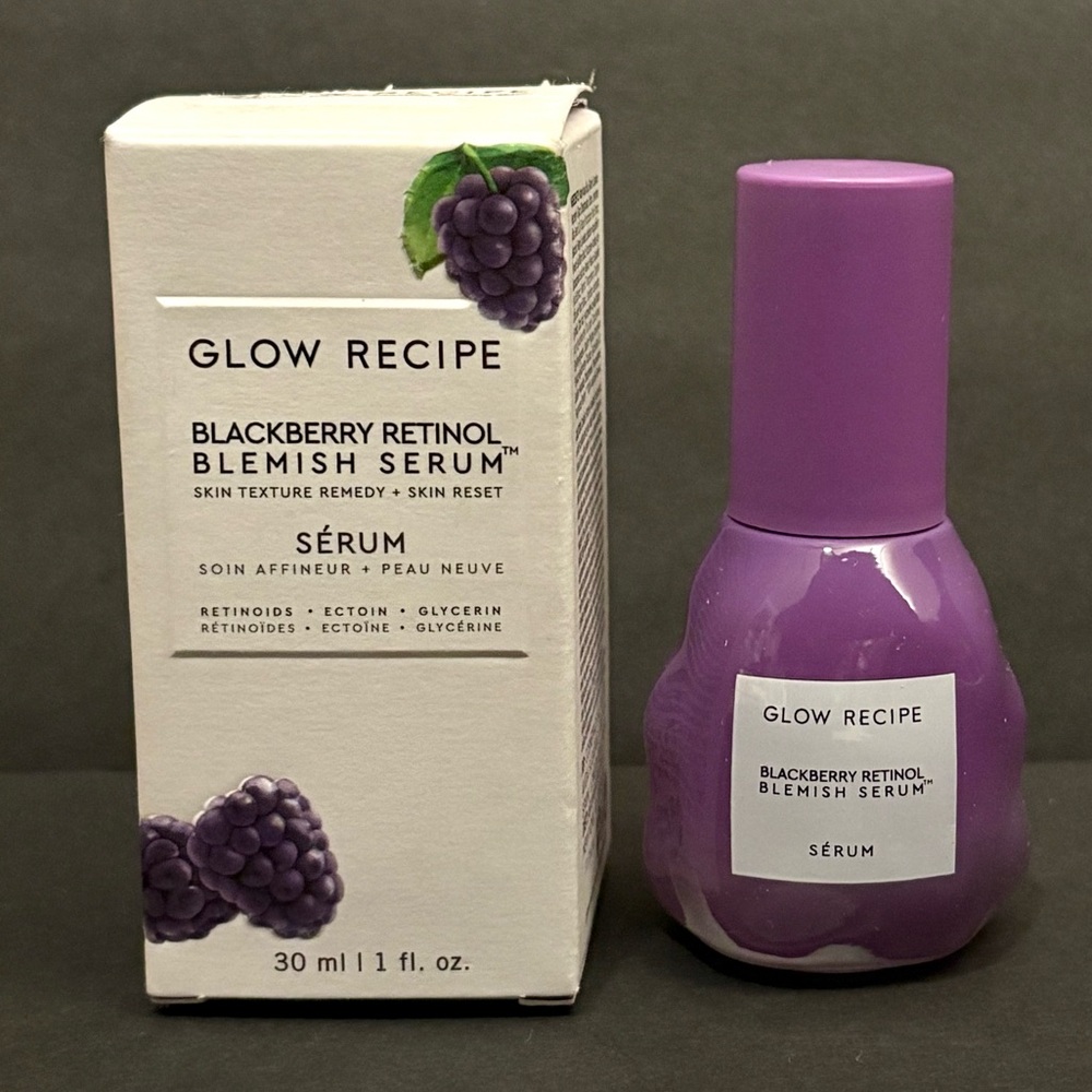 Glow Recipe Blackberry Retinol Serum For Acne Skin VEGAN Cruelty Free BRAND NEW